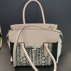 Nine West tricolour snakeskin purse